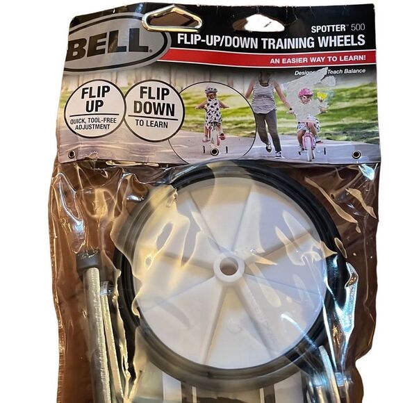 Bell Spotter 500 Flip-Up/Down Training‎ Wheels  New - Picture 3 of 3